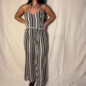Striped Jumpsuit